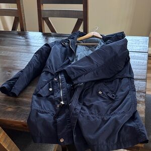 Women's Blue Hooded Jacket